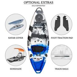NextGen 7 Fishing Kayak Package - Blue Camo [Brisbane-Darra]