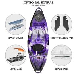 NextGen 7 Fishing Kayak Package - Purple Camo [Melbourne]