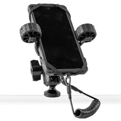 YakAttack RotoGrip Phone Holder with 1" Screwball Track Mount YakAttack RotoGrip Phone Holder with 1" Screwball Track Mount