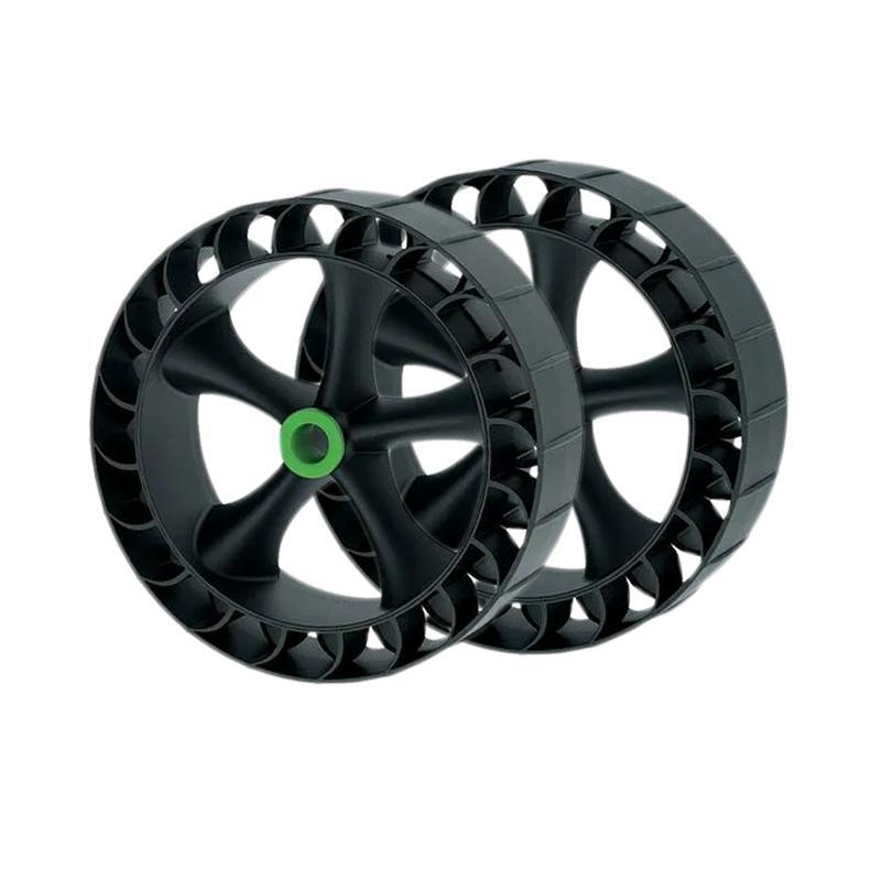 Roues De Rechange Sandtrakz Pour C-TUG - Compatible Chariot De Plage - Noir - Par RAILBLAZA