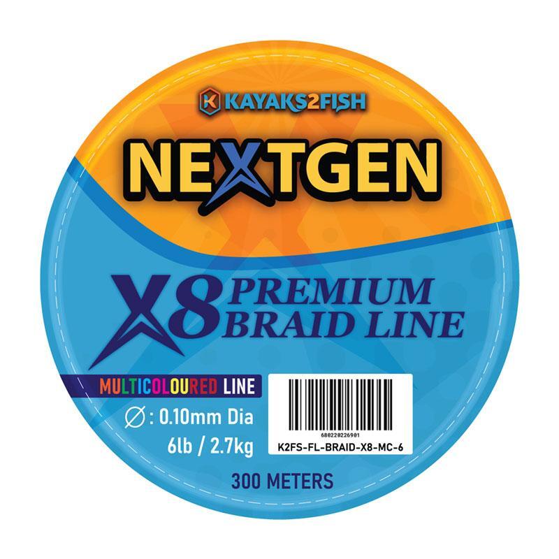NextGen X8 Premium Braided Line 3.6kg - $20 - Kayaks2Fish