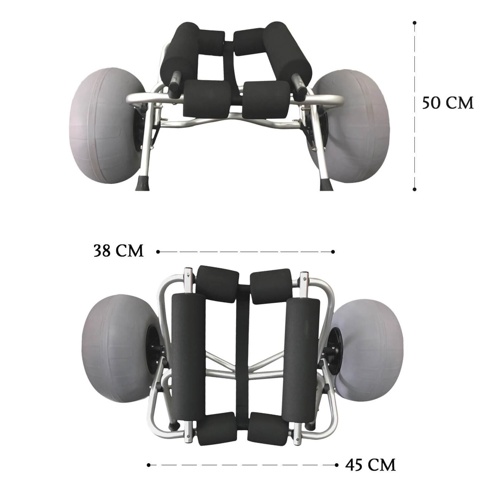 The Kayak Cart 11" Kayak Cart - For Soft Sand