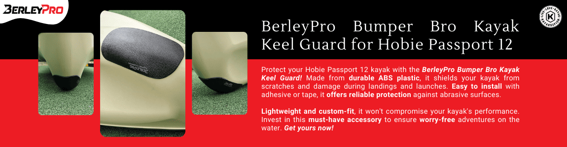 BerleyPro Bumper Bro Kayak Keel Guard for Hobie Passport 12