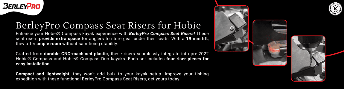BerleyPro Compass Seat Risers for Hobie