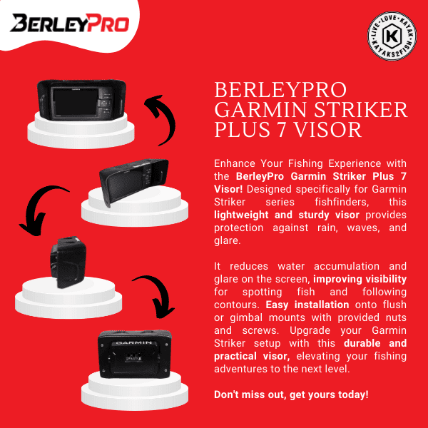 BerleyPro Garmin Striker Plus 7 Visor