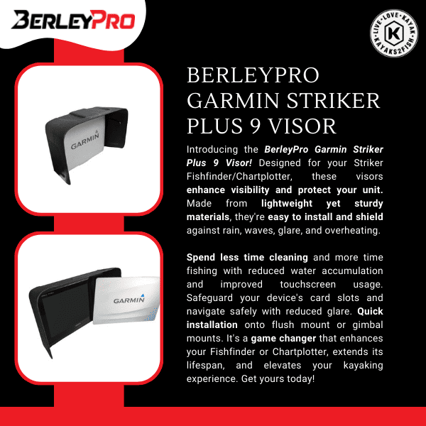 BerleyPro Garmin Striker Plus 9 Visor