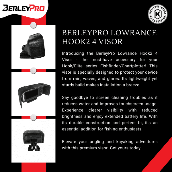 BerleyPro Lowrance Hook2 4 Visor