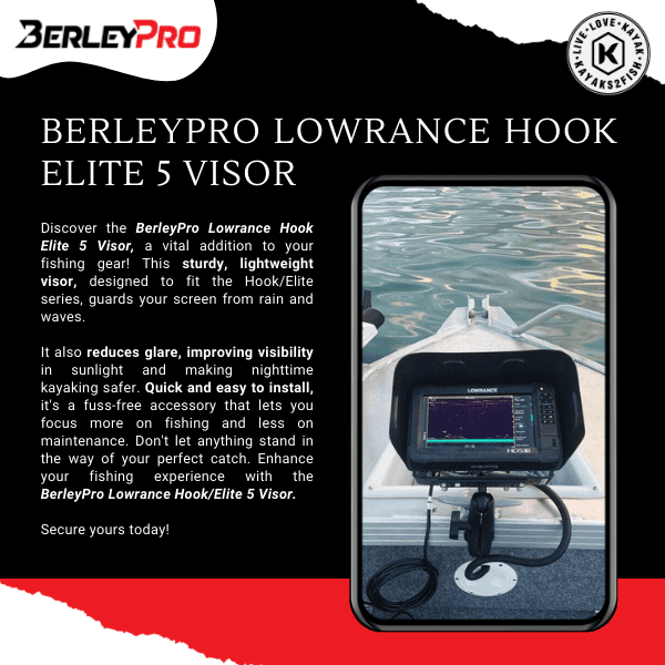 BerleyPro Lowrance Hook Elite 5 Visor