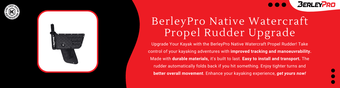 BerleyPro Native Watercraft Propel Rudder Upgrade