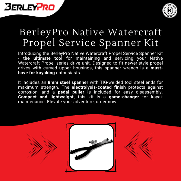 BerleyPro Native Watercraft Propel Service Spanner Kit