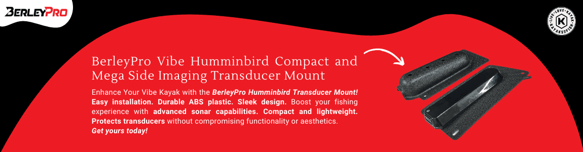 BerleyPro Vibe Humminbird Compact and Mega Side Imaging Transducer Mount