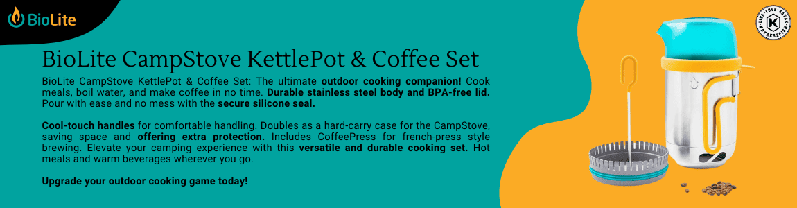 BioLite CampStove KettlePot & Coffee Set
