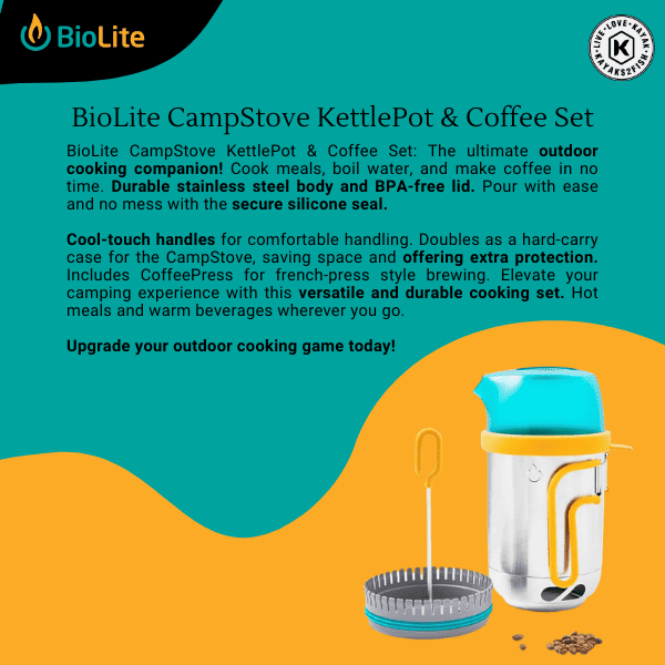 BioLite CampStove KettlePot & Coffee Set
