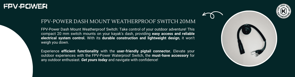 FPV-Power Dash Mount Weatherproof Switch 20mm