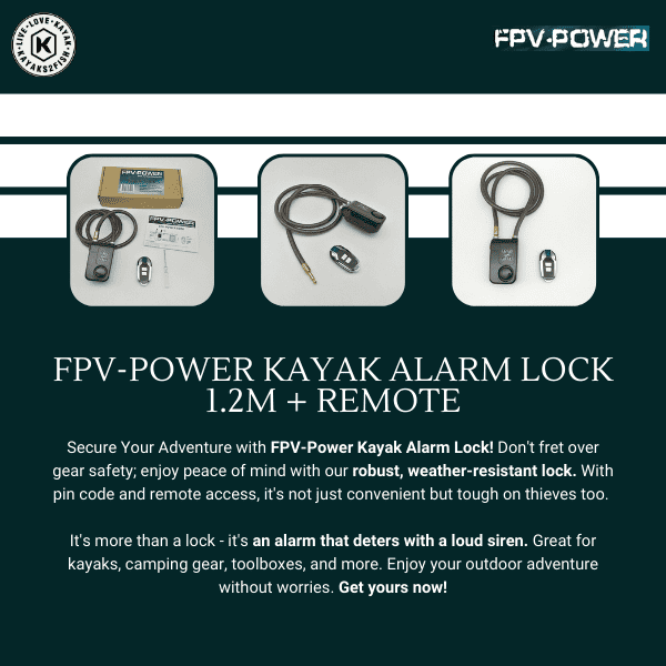 FPV-Power Kayak Alarm Lock 1.2M with Remote