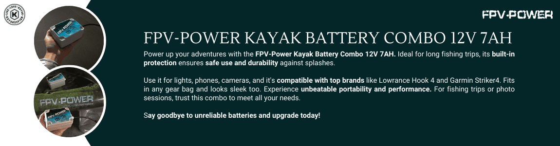 FPV-Power Kayak Battery Combo 12V 7AH