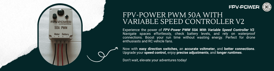 FPV-Power PWM 50A with Variable Speed Controller V2