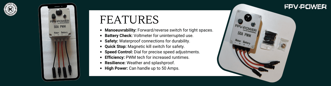 FPV-Power PWM 50A with Variable Speed Controller V2