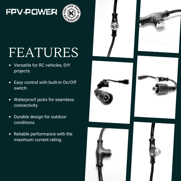 FPV-Power Switch with Male and Female