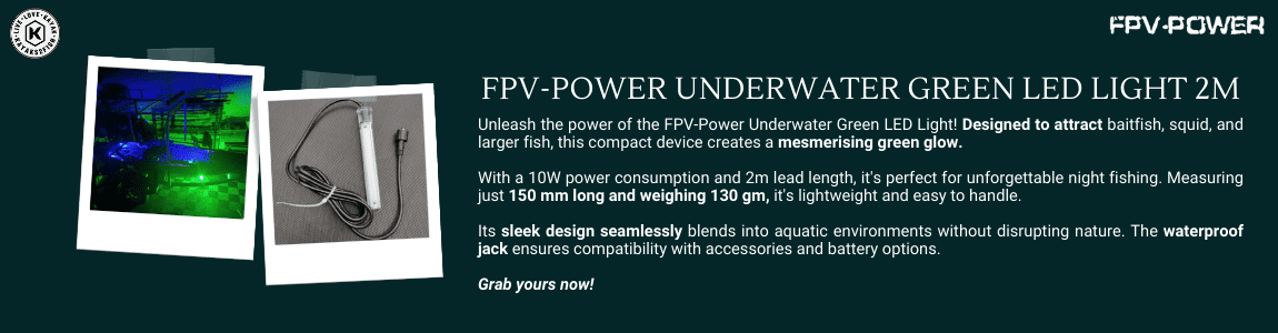 FPV-Power Underwater Green LED Light 2m
