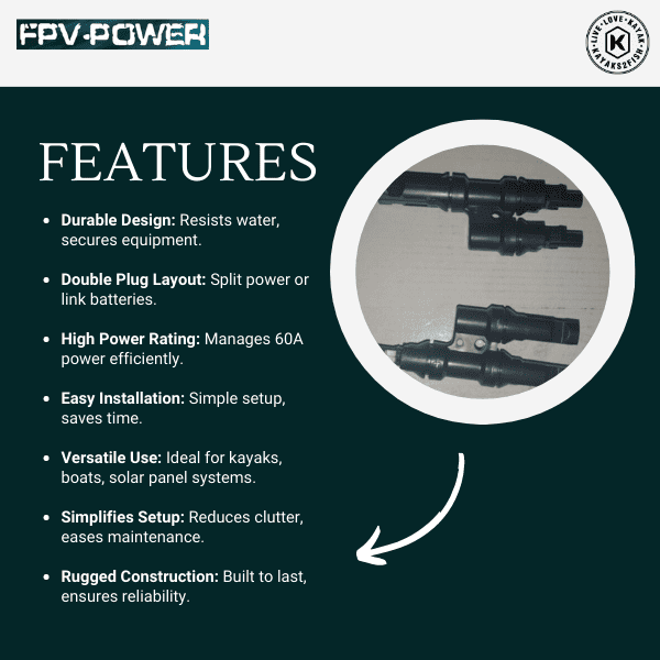 FPV-Power Waterproof Connector Set 60A Double Plug