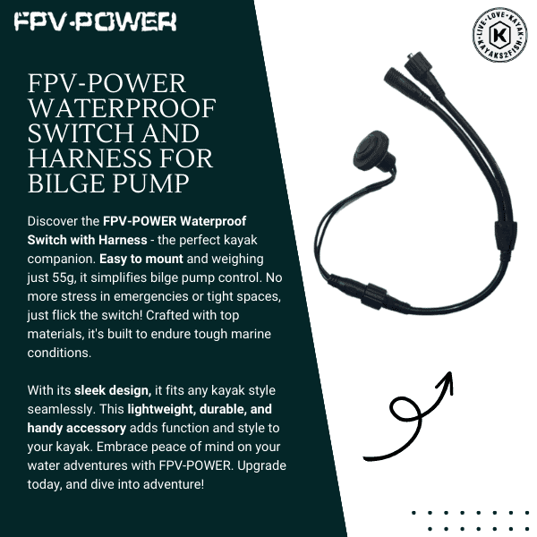 FPV-Power Waterproof Switch and Harness for Bilge Pump