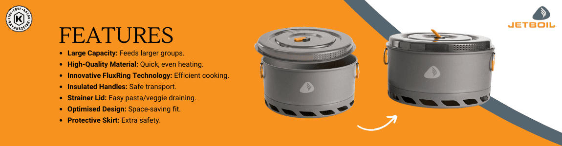 Jetboil 5L Cook Pot & Lid