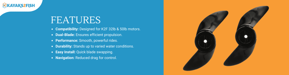 K2F 2 Blade Replacement Propeller 15-23kg