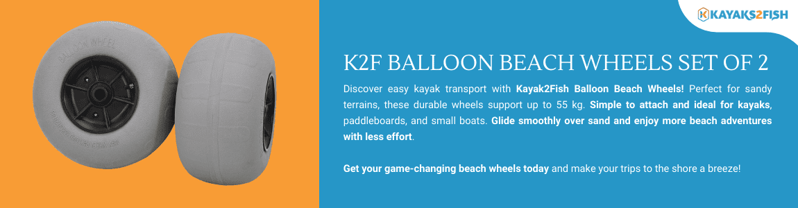 K2F Balloon Beach Wheels Set of 2