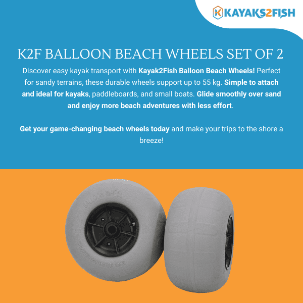 K2F Balloon Beach Wheels Set of 2