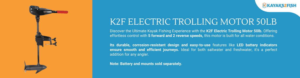K2F Electric Trolling Motor 50lb