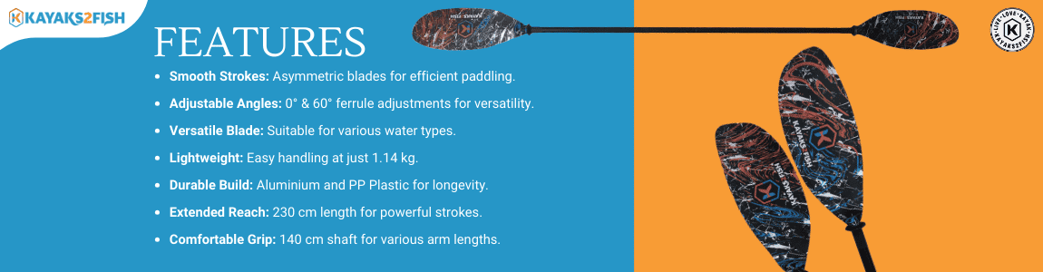 K2F Elite Kayak Paddle