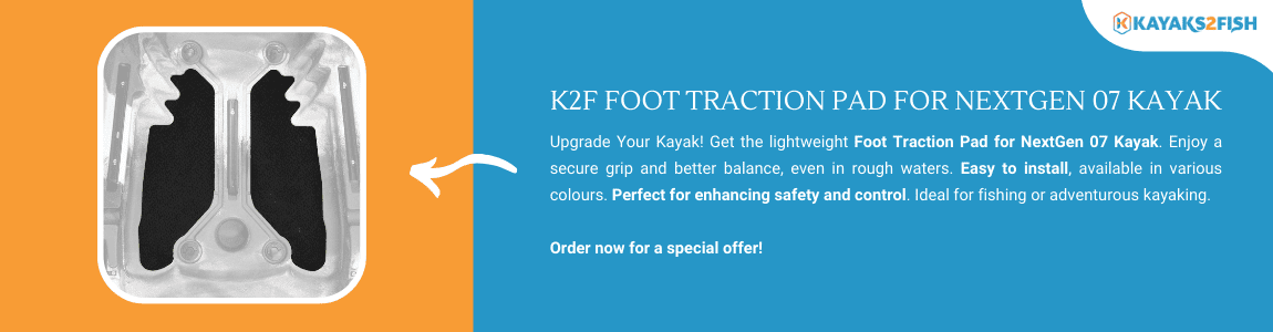 K2F Foot Traction Pad for NextGen 07 Kayak
