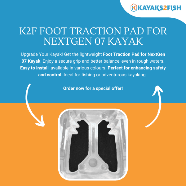 K2F Foot Traction Pad for NextGen 07 Kayak
