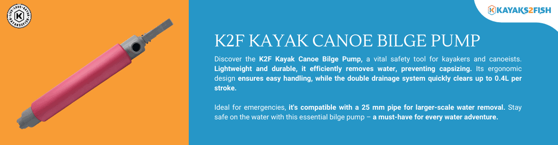 K2F Kayak Canoe Bilge Pump