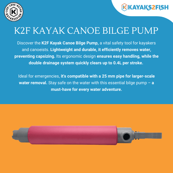 K2F Kayak Canoe Bilge Pump