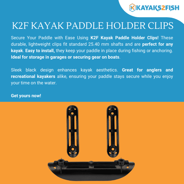 K2F Kayak Paddle Holder Clips
