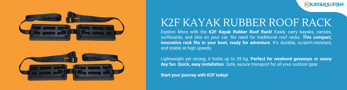 K2F Kayak Rubber Roof Rack