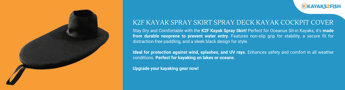 K2F Kayak Spray Skirt Spray Deck Cockpit Cover
