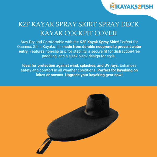 K2F Kayak Spray Skirt Spray Deck Cockpit Cover
