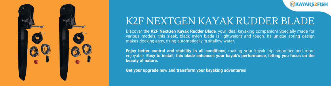 K2F NextGen Kayak Rudder Blade