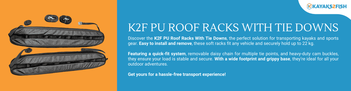 K2F PU Roof Racks With Tie Downs
