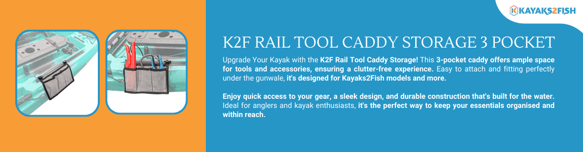 K2F Rail Tool Caddy Storage 3 Pocket
