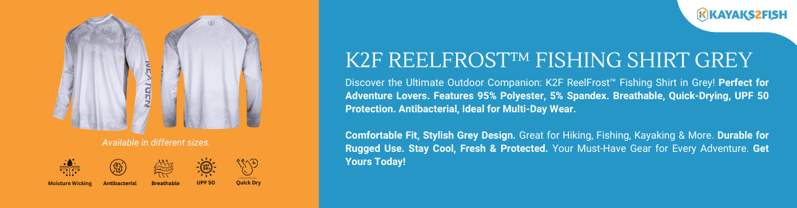 K2F ReelFrost™ Fishing Shirt Grey