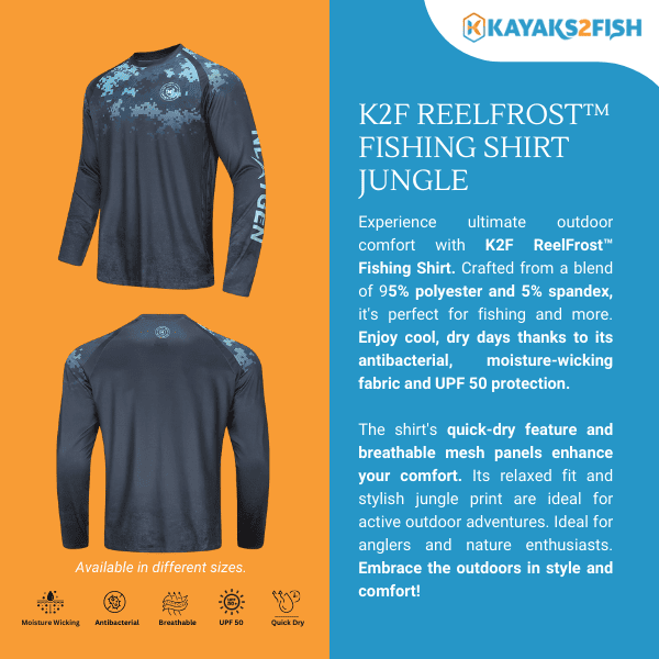 K2F ReelFrost™ Fishing Shirt Jungle