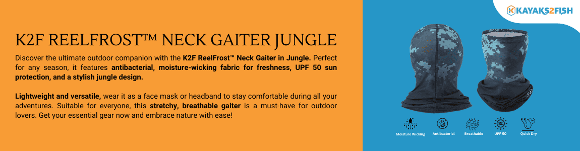 K2F ReelFrost™ Neck Gaiter Jungle