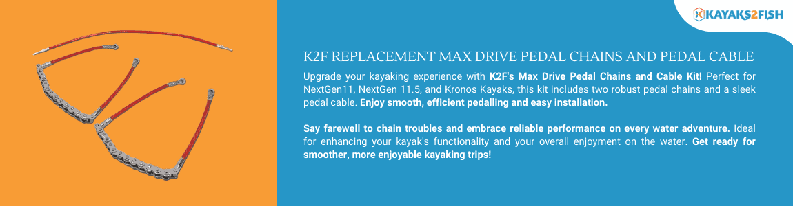 K2F Replacement Max Drive Pedal Chains and Pedal Cable