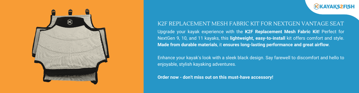 K2F Replacement Mesh Fabric Kit for NextGen Vantage Seat