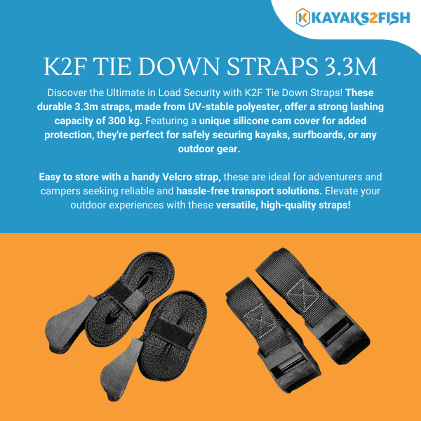 K2F Tie Down Straps 3.3m
