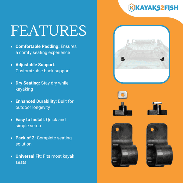 K2F Vantage Seat Slidable Fittings Pack of 2
